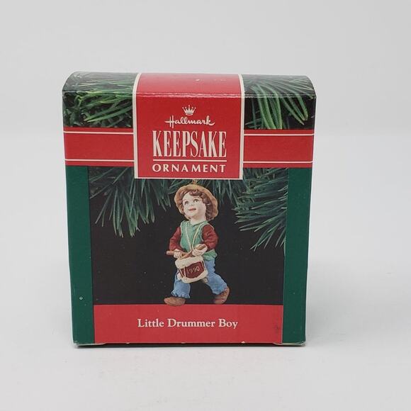 1990 Hallmark Little Drummer Boy Handcrafted Keepsake Christmas Ornament. - Picture 1 of 7